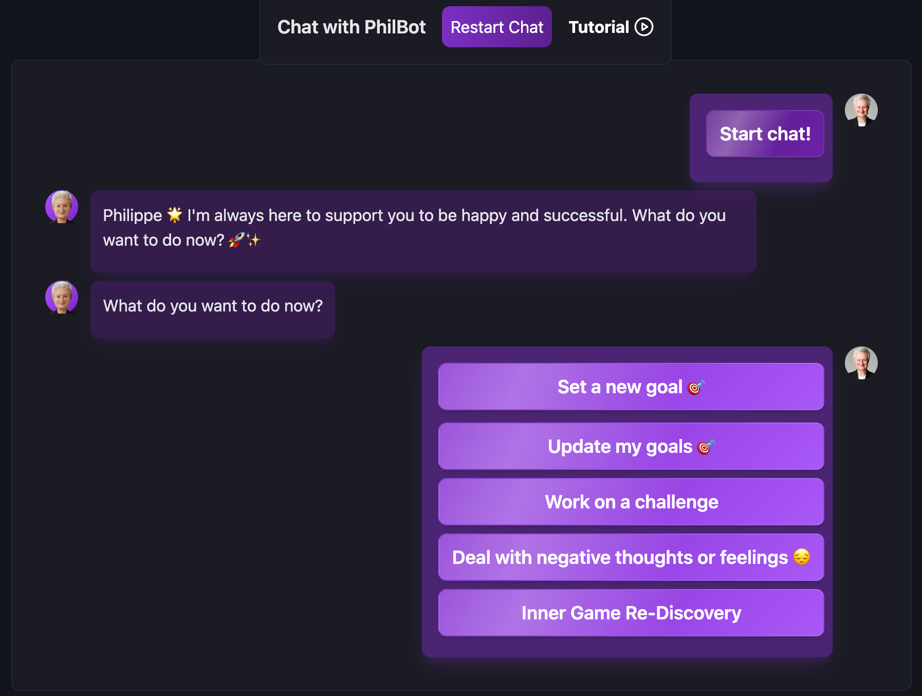 PhilBot App Interface